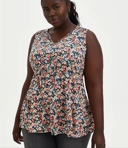 Torrid Floral Top sz 1
